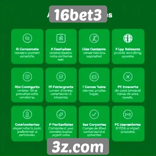 Recursos e funcionalidades do site 16bet3