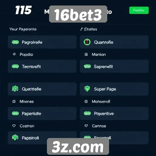 Métodos de pagamento disponíveis na plataforma 16bet3