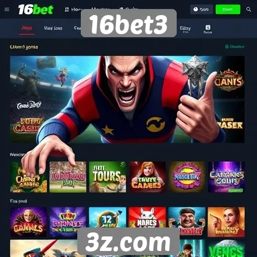 Os jogos mais populares disponíveis no 16bet3