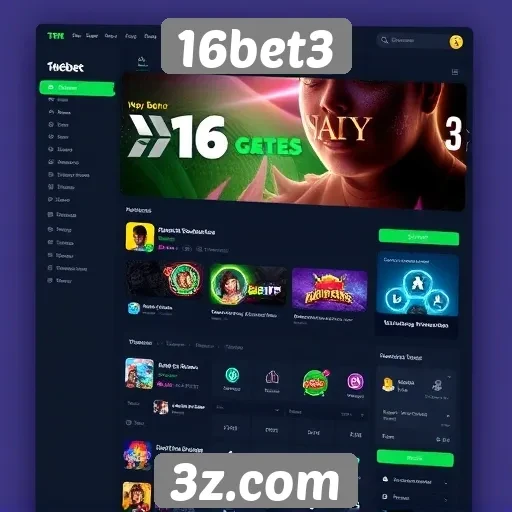Interface e experiência do usuário no 16bet3