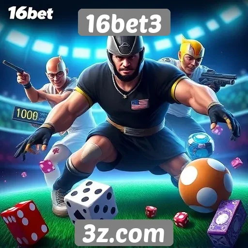 Variedade de jogos disponíveis no 16bet3